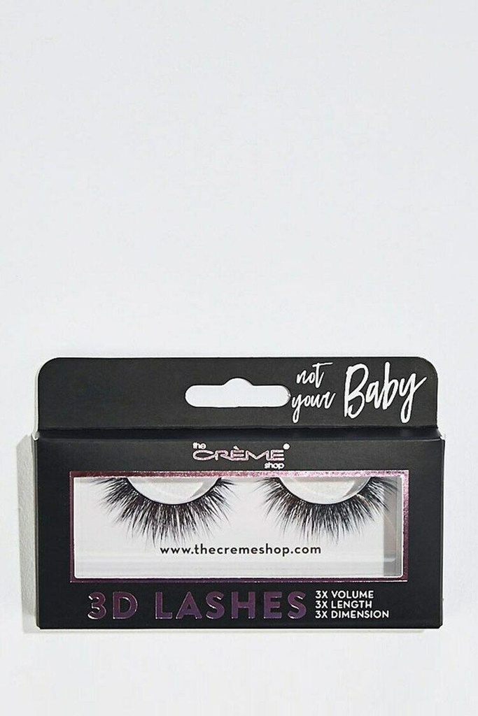 The Creme shop Eyelashes Single Short Black 