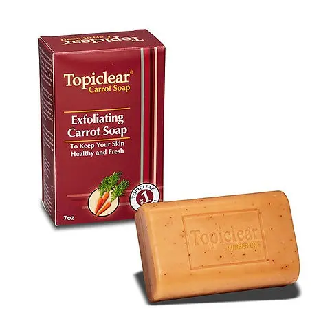 Topiclear Bar Soap Carrot Exfoliating Soap 200g