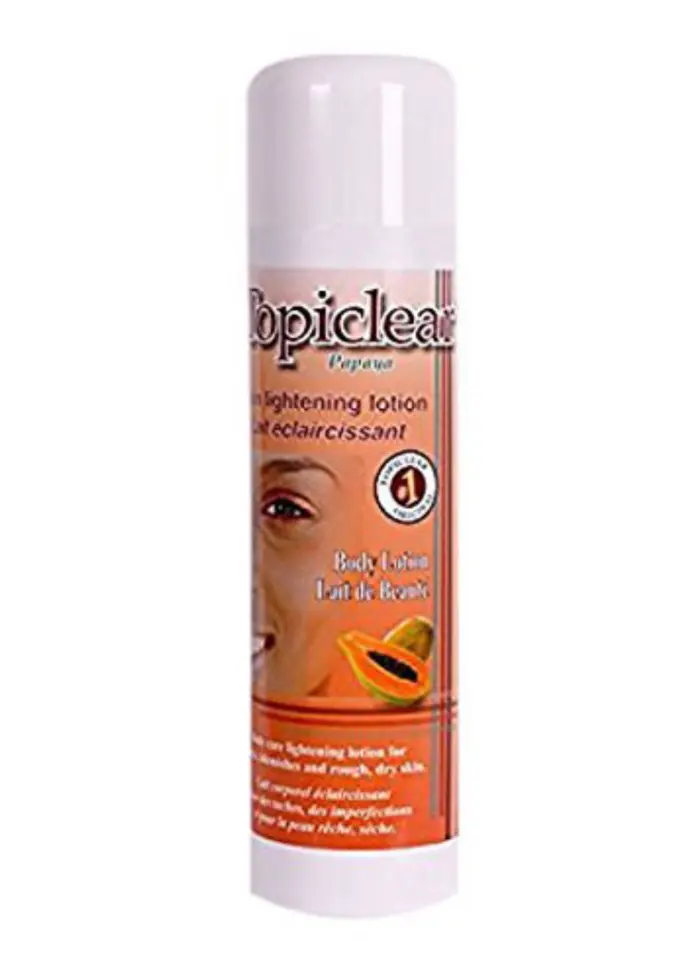 Topiclear Body Lotion Papaya Skin Tone Lightening lotion 500ml