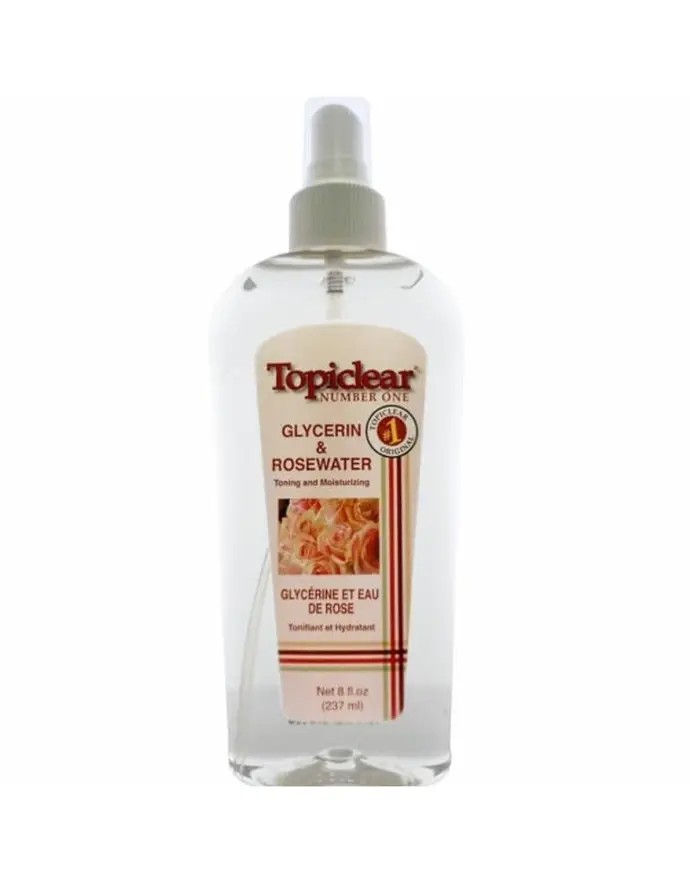 Topiclear Glycerin Rose Water 8oz