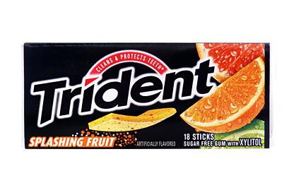 Trident Splashing Fruit Flavour 