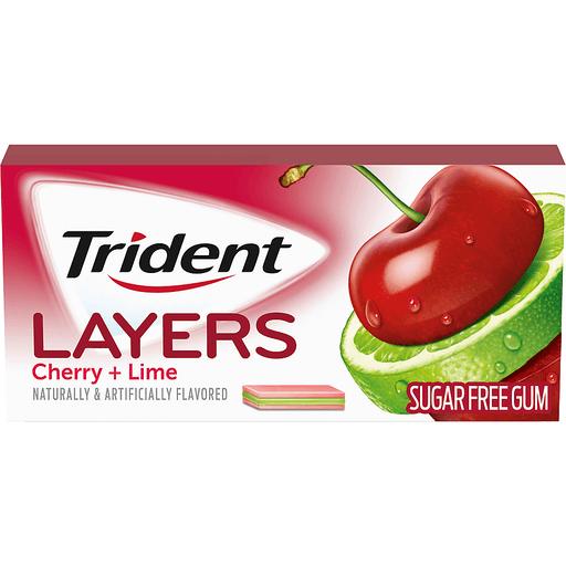 Trident Sweetcherry + Island Lime Gum 