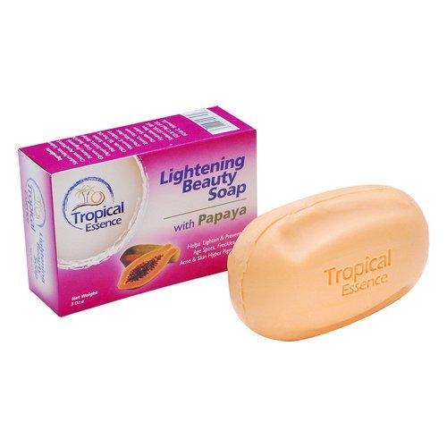 Tropical Essence Lightening Beauty Bar Soap Papaya 