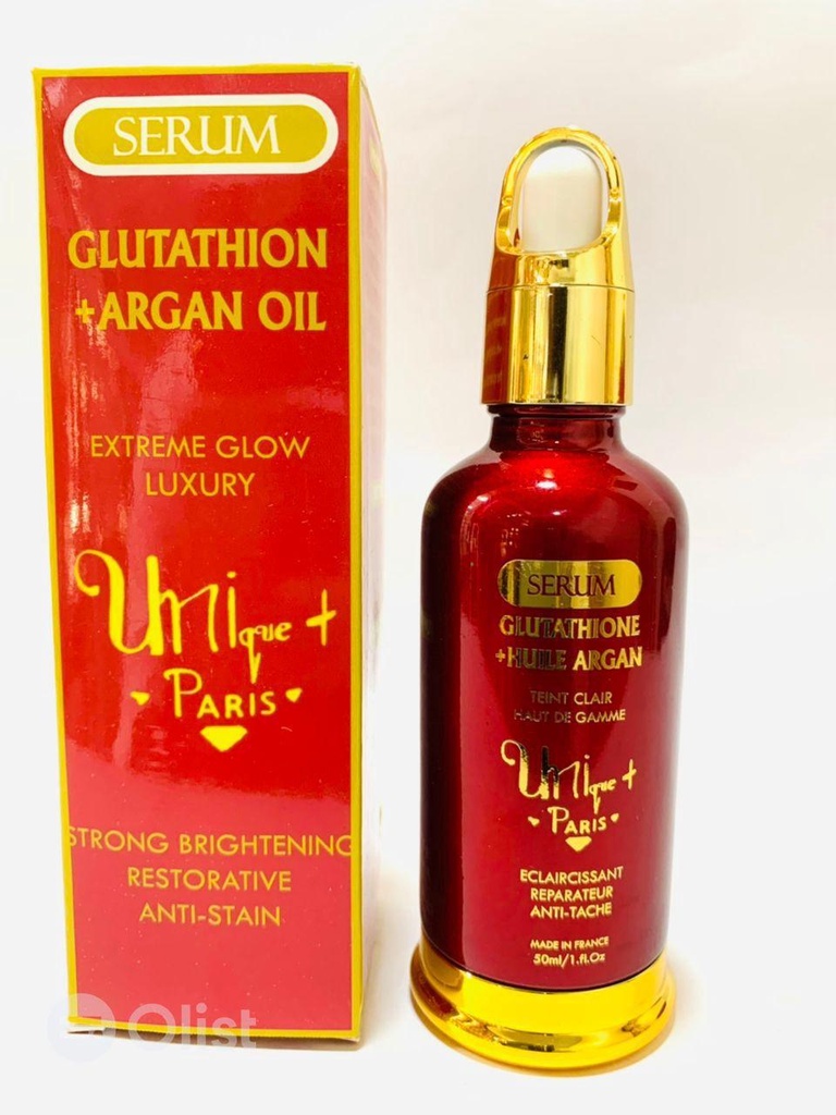 Unique+Paris Glutathione + Argan Oil Serum Extreme Glow Luxury 50ml