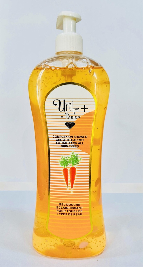 Unique+Paris Shower Gel Complexion Shower Gel Carrot Extract 1000ml