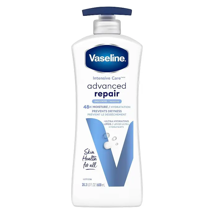 Vaseline Body Lotion Advanced Repair Unscented 20.3oz