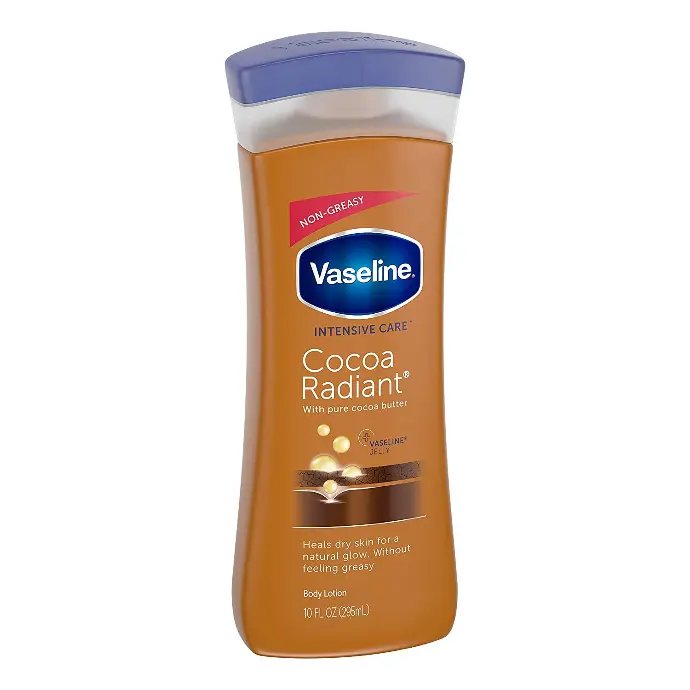 Vaseline Body Lotion Intensive Care Cocoa Butter Radiant 10oz