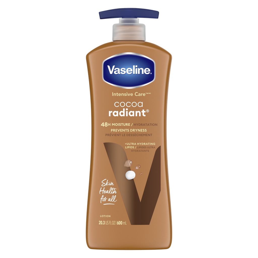 Vaseline Body Lotion Intensive Care Cocoa Butter Radiant 20.30oz