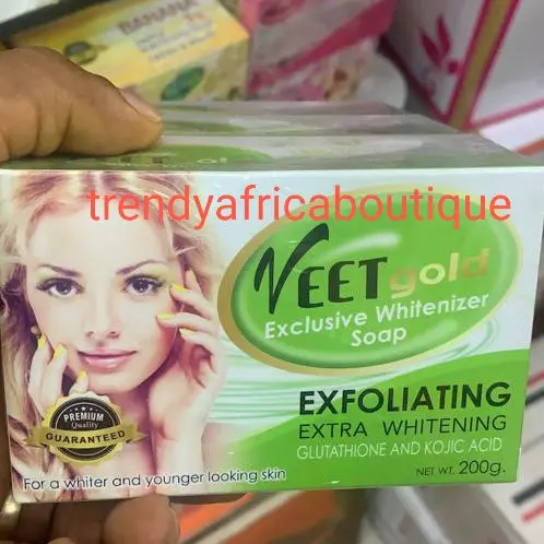 Veet Gold Exclusive Whitening Soap (Green) 200g