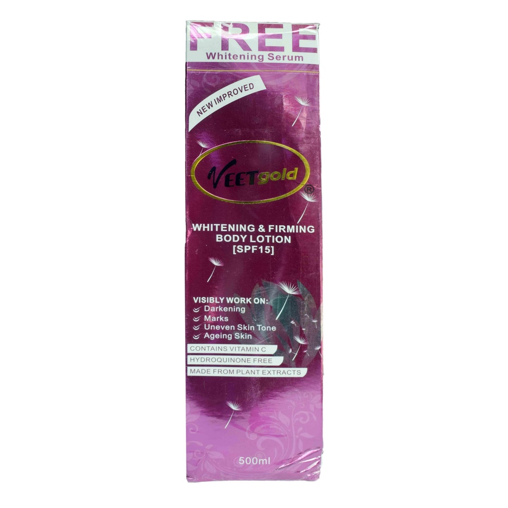 Veet Gold Whitening & Firming Body Lotion 500ml