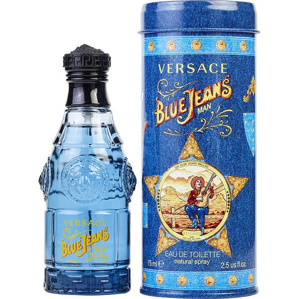 [17428] Versace Perfume Spray Blue Jeans Man EDT 75ml