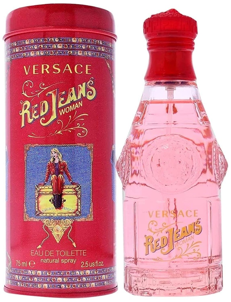 [17420] Versace Perfume Spray Red Jeans Woman EDT 75ml