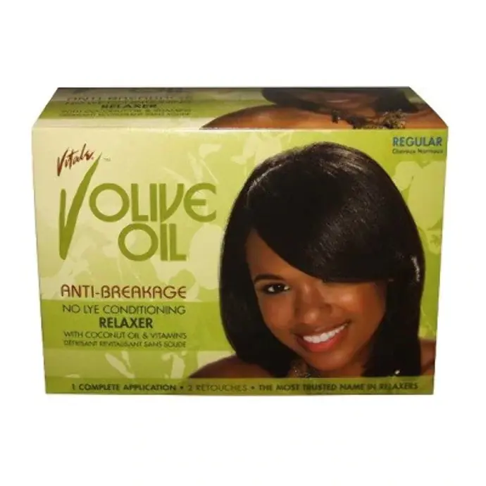 Vitale Olive Oil Anti Breakage Regular No Lye Conditioning Relaxer Regular 