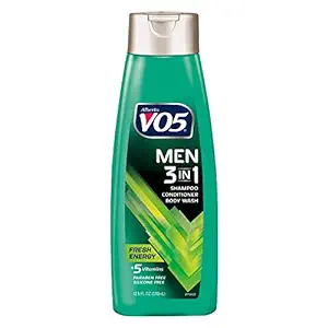 VO-5 Men 3in1 Shampoo Conditioner Body Wash Fresh Energy 12.5oz