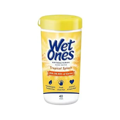 Wet ones Antibacterial Hand wipes Citrus Scent