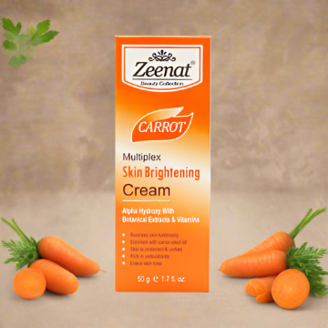 Zeenat Skin Brightening Carrot Cream 1.7oz