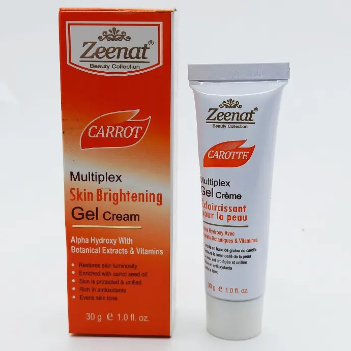 Zeenat Skin Brightening Carrot Gel 1oz