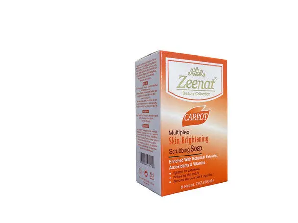 Zeenat Skin Brightening Carrot Soap 7oz