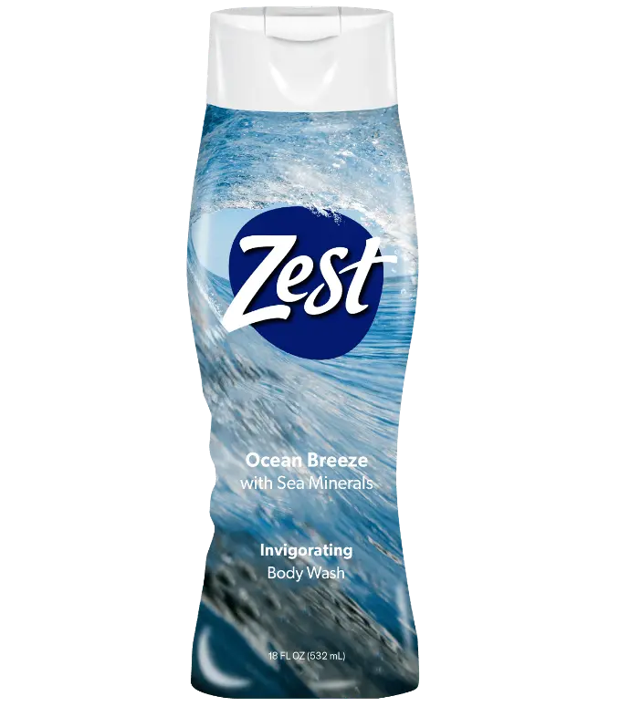 Zest Body Wash Ocean Breeze 18oz