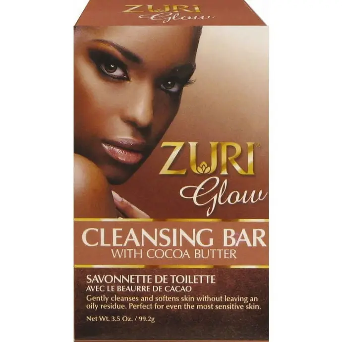 ZURI Glow Cleansing Bar Soap w/ Cocoa Butter 