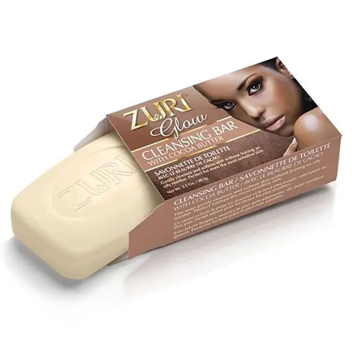 ZURI Glow Cocoa Butter Cleansing Bar Soap 