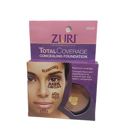 ZURI Total Coverage Concealing Foundation Beige 