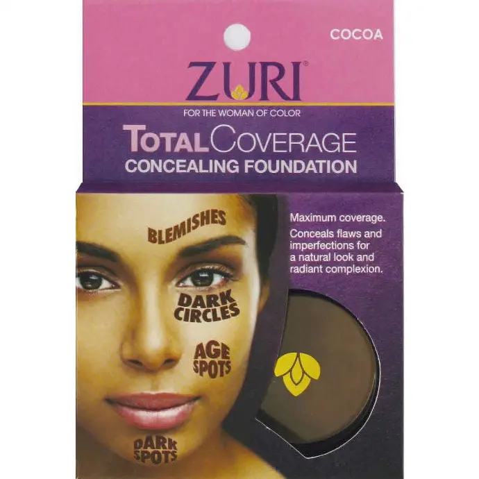 ZURI Total Coverage Concealing Foundation Cocoa 