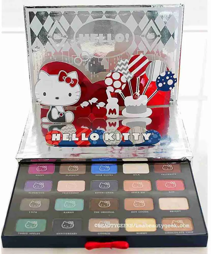 Hello Kitty Pop Up Party Palette 20 Eyeshadows