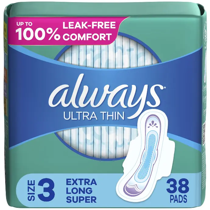 Always Ultra Thin 38 Pads