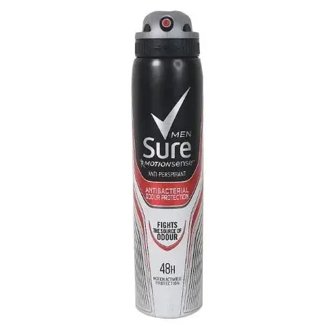 Sure 48h Invisible Antibacterial Spray For Men 200ml