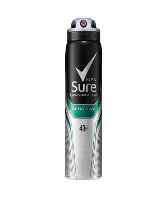 Sure 48h Spray For Men Sensitive 250ml