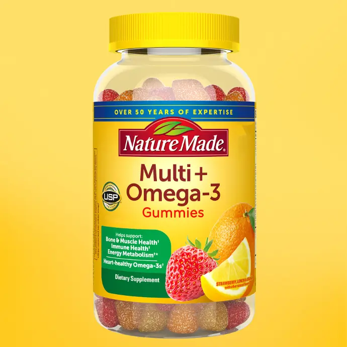 Nature Made Multi + Omega 3 Gummies