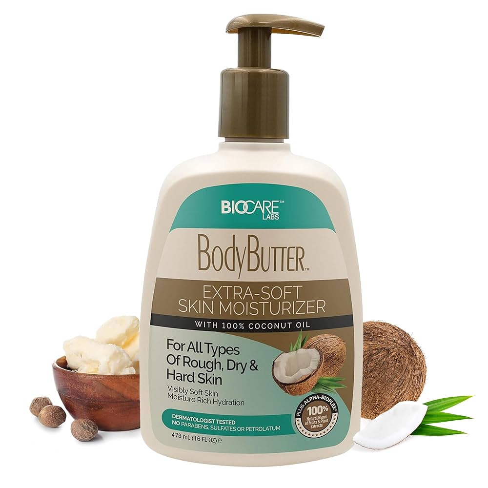 [25018] Biocare Labs Body Lotion Extra Soft Skin Moisturizer with Coconut Oil 473ml
