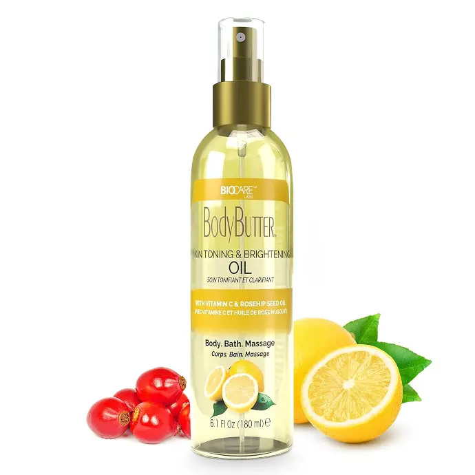 Biocare Labs Skin Toning & Brightening Oil with Vit C Body Oil