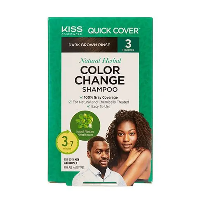 Red By Kiss Color Change Shampoo Dark Brown Rinse CCS02