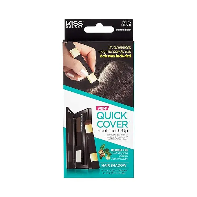 Red By Kiss Quick Cover Root Touch Up Black LGC02