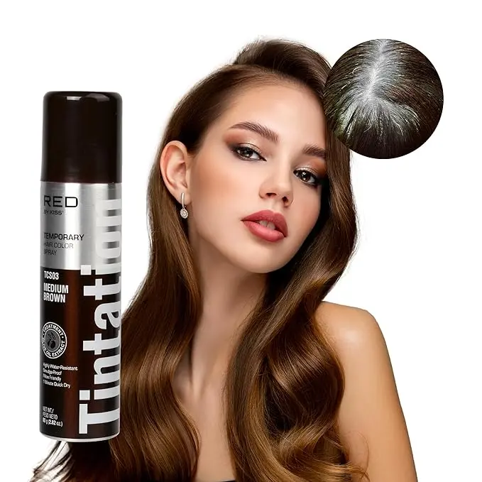 Red By Kiss Tintation Color Spray Medium Brown TCS03