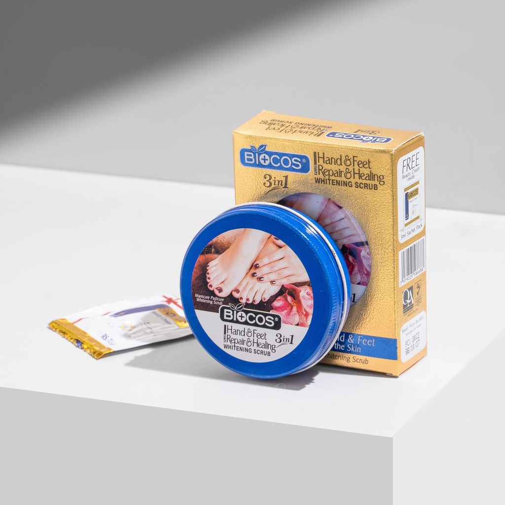 BioCos 3in1 Hand & Feet Repair & Healing Witening Scrub