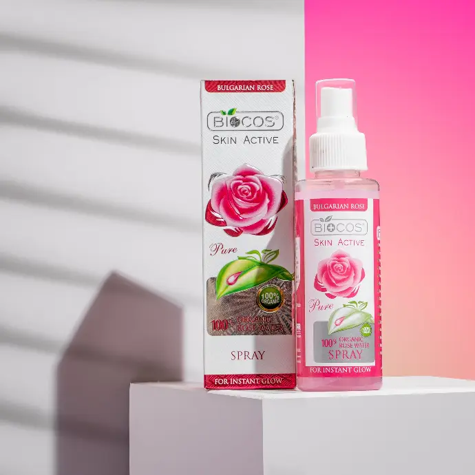 BioCos100% Organic Rose Water For Skin active