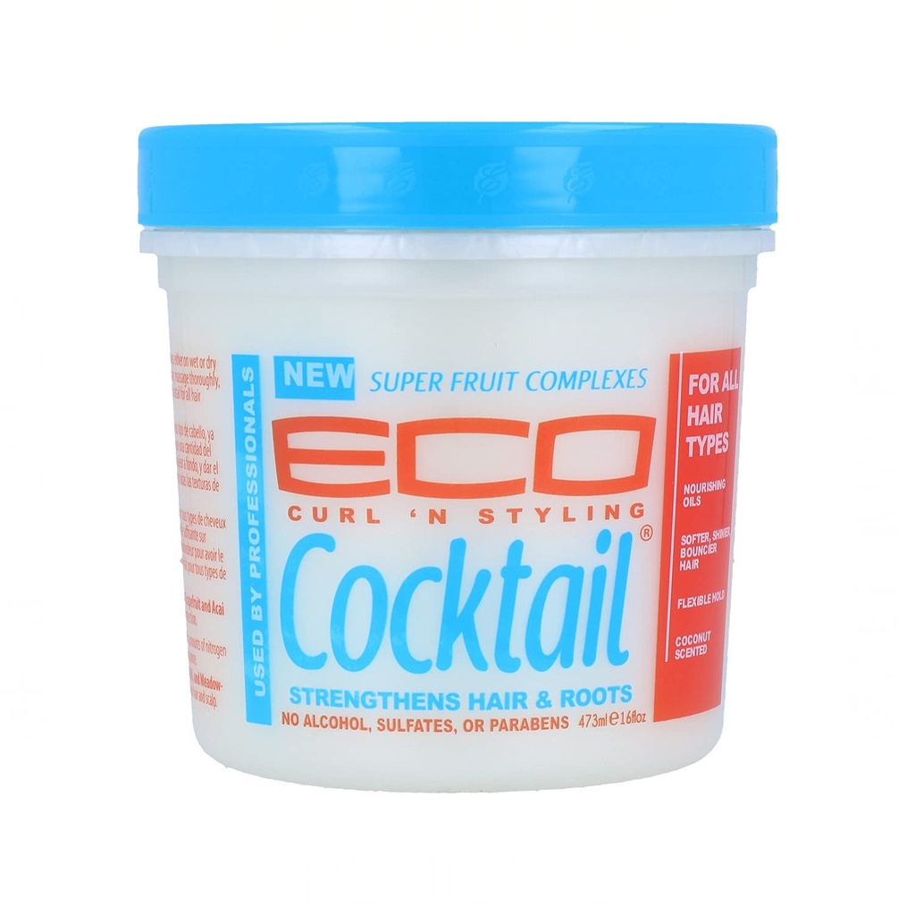 Eco Cocktail Smoothing & Moisture Recovery Curl & Style Creme 16 oz