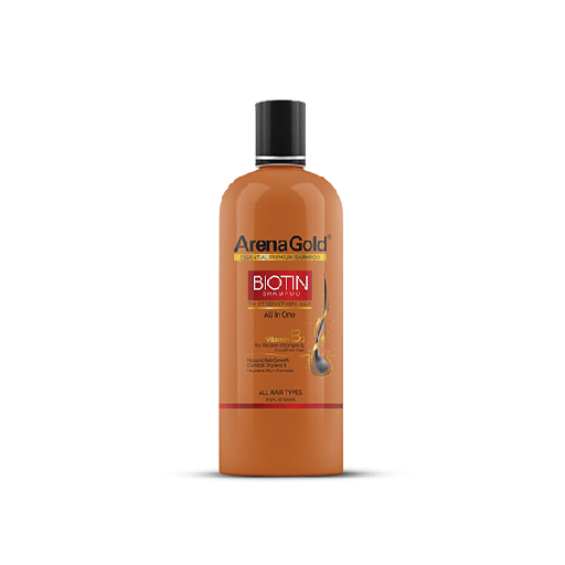 [24899] Arena Gold Shampoo Biotin Herbal Oil 500ml