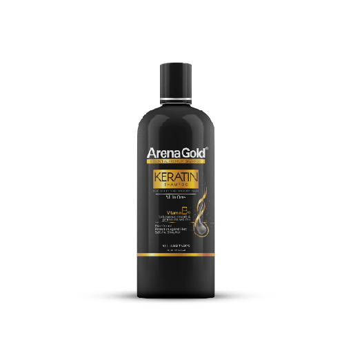 [24898] Arena Gold Shampoo Keratin Herbal Oil 500ml