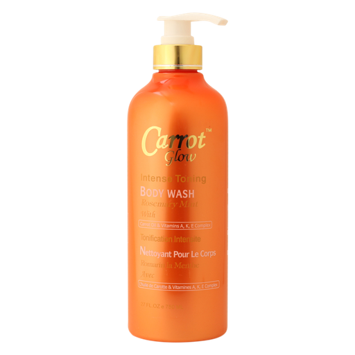 [11416] Carrot Glow Intense Toning Rose Body Wash 750 ml