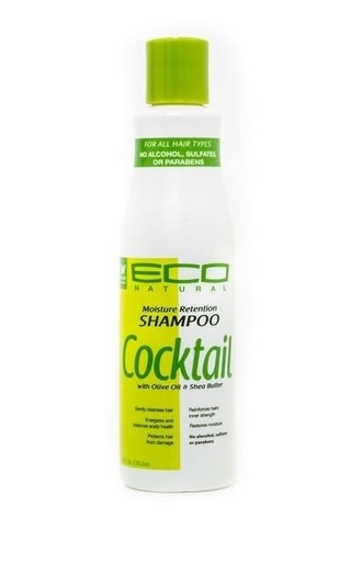 [13755] Eco Cocktail Olive Oil & Shea Butter Moisture Retention Shampoo (Bottle) 16 oz