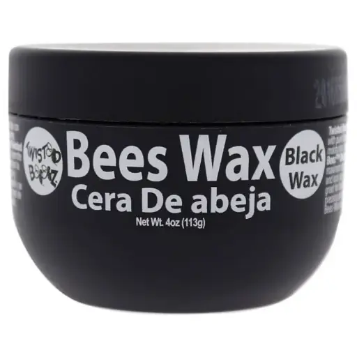 [12730] Ecoco Twisted Bees Duo Pack Black Wax & Protein Styling Gel 