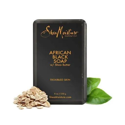 [15303] Shea Moisture African Black Soap Shea Butter Bar Soap 230g