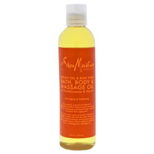 [15345] Shea Moisture Argan Oil & Raw Shea Bath, Body & Massage Oil 236ml