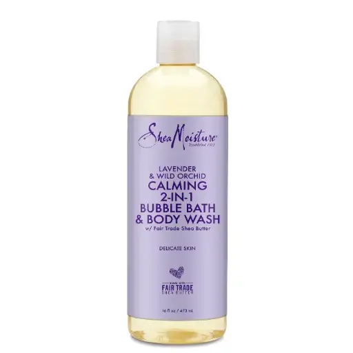 [15314] Shea Moisture Lavender & Wild Orchid Bubble Bath & Body Wash 473ml