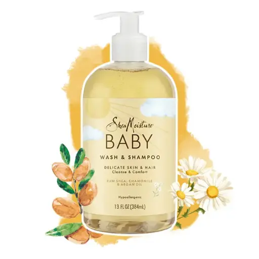 [15322] Shea Moisture Red Tea & Babassu Baby Wash & Shampoo 368ML