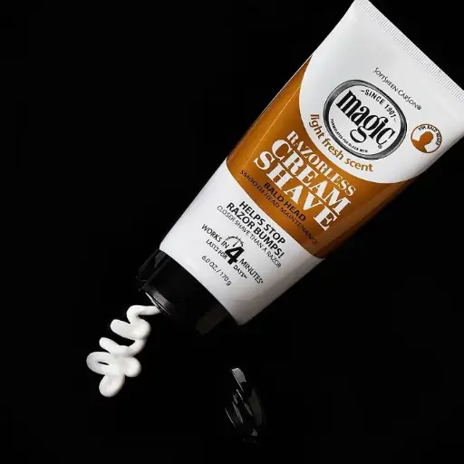 [4178] Soft Sheen Carson Magic Magic Razorless Cream Shave Balm Head 170 g